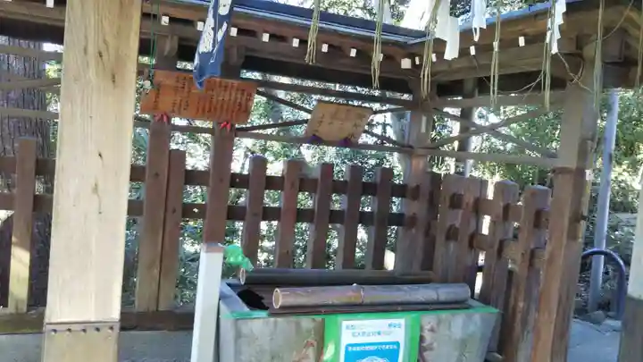大鷲神社の手水舎