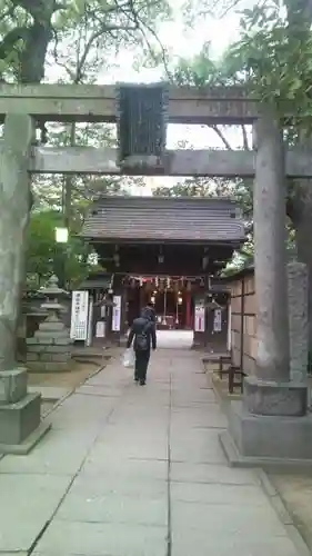 赤坂氷川神社の鳥居