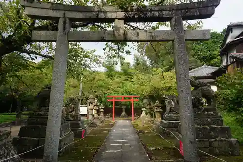 松江城山稲荷神社の鳥居