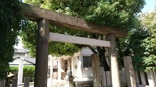 神明神社の鳥居