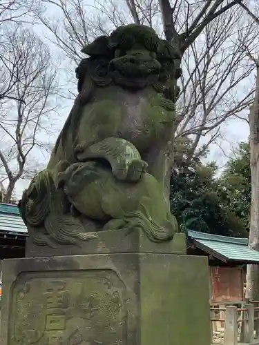 神明大神（中丸子神社）の狛犬