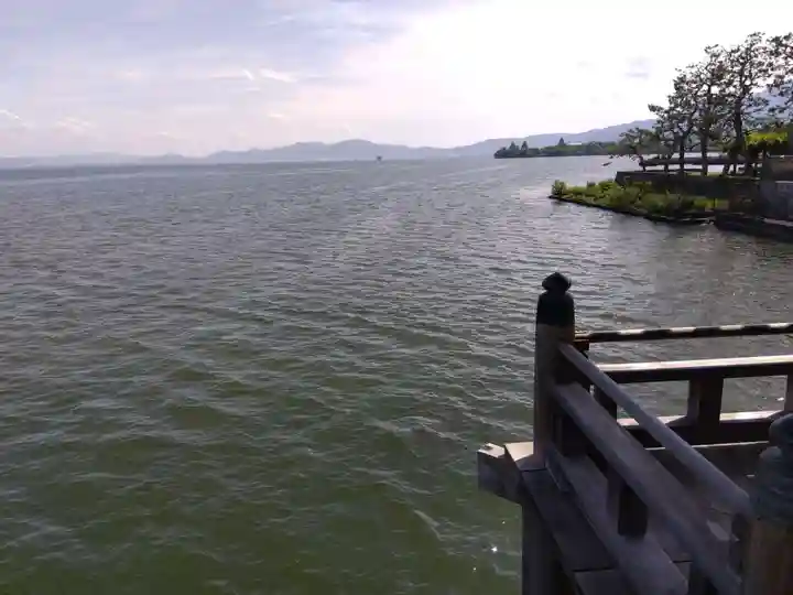 満月寺(浮御堂)の景色