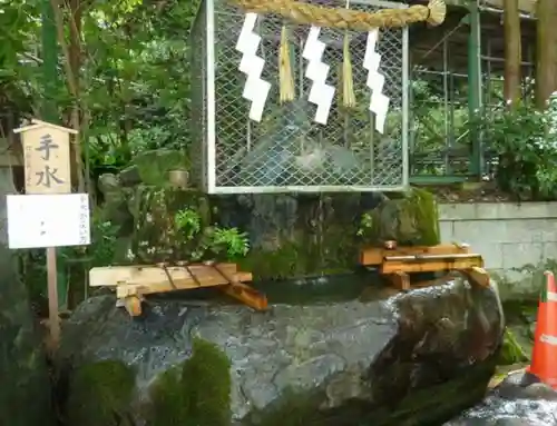 枚岡神社の手水