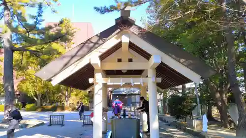 中山神明社の手水舎
