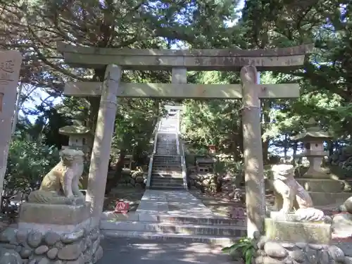 大瀬神社の鳥居