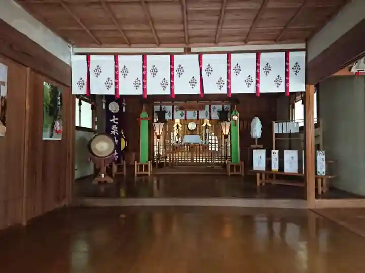 七栗神社の本殿・本堂