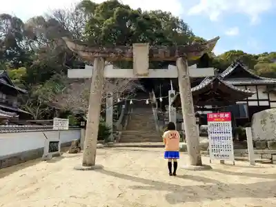 勝岡八幡神社の鳥居