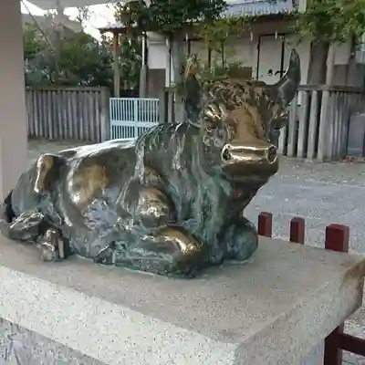 亀戸天神社の狛犬