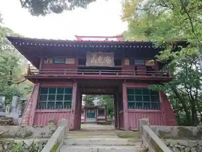 佛現寺の山門・神門