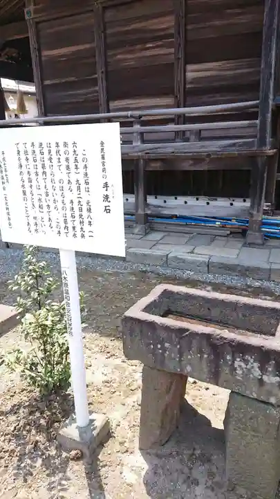 諏訪神社の手水舎