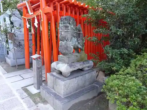 空鞘稲生神社の狛犬