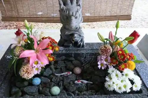 滑川神社 - 仕事と子どもの守り神の手水