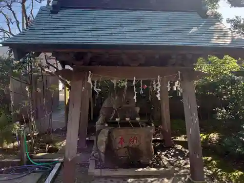 銚港神社の手水舎