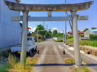 八幡社(須ヶ谷)の鳥居