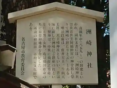 洲嵜神社の歴史