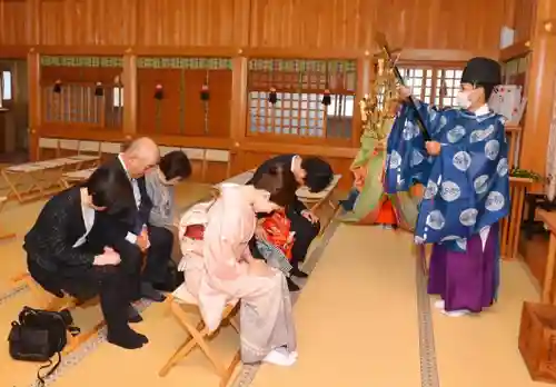 東海市熊野神社の七五三参
