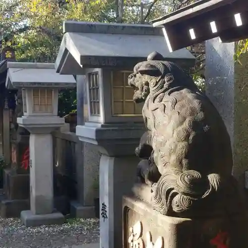 牛天神北野神社の狛犬