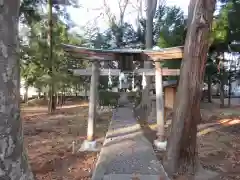 筑摩神社の鳥居