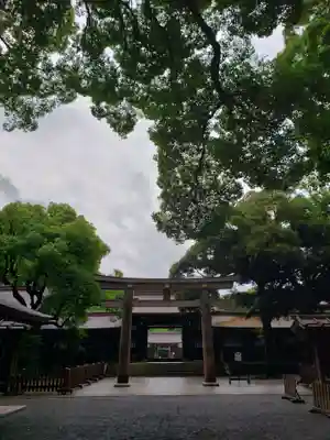 明治神宮の鳥居