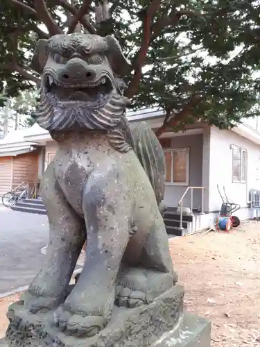 大谷地神社の狛犬