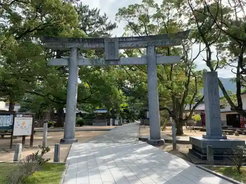 松陰神社の鳥居