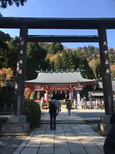 大山阿夫利神社の鳥居