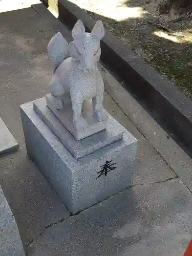 道通神社の狛犬