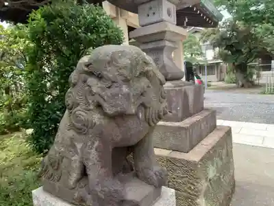 青砥神社の狛犬