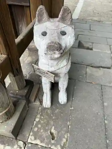 福島八幡宮の狛犬