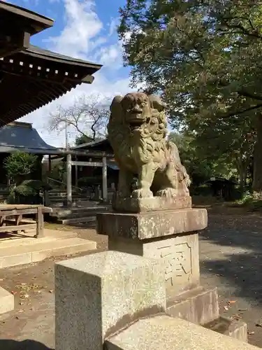 高木神社の狛犬