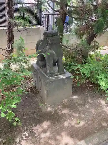 越谷香取神社の狛犬