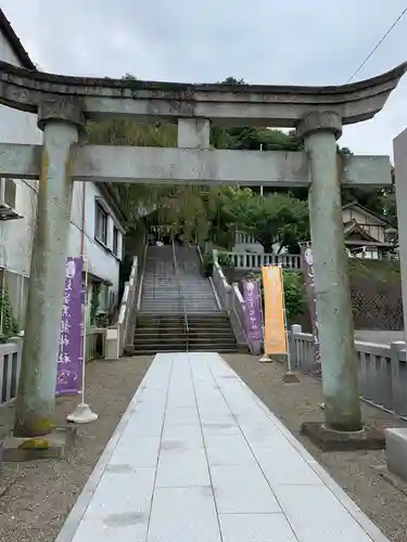 毛谷黒龍神社の鳥居