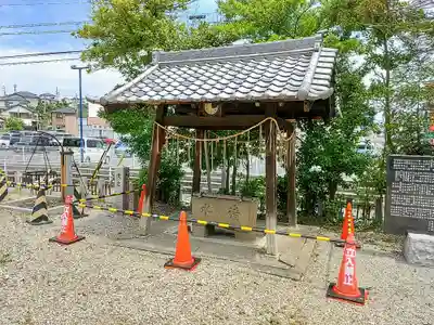 神明社(前後神明社)の手水舎