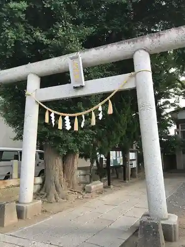 龍ケ崎八坂神社の鳥居