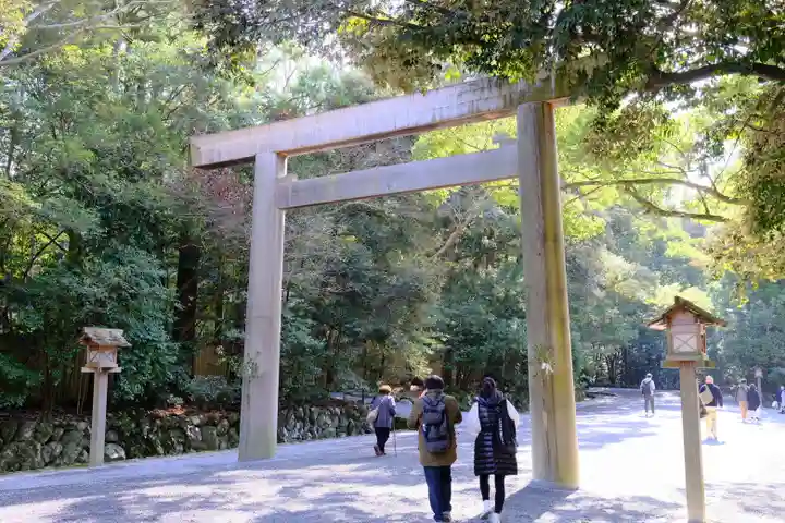 伊勢神宮内宮(皇大神宮)の鳥居