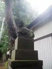 神山氷川神社の狛犬