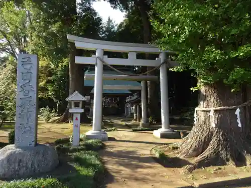 弓田香取神社の鳥居