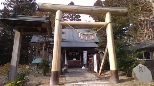 涌谷神社の鳥居