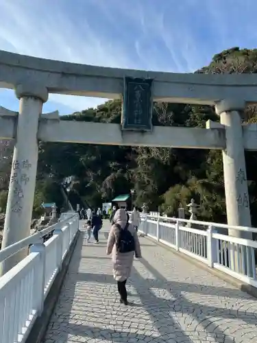 八百富神社の鳥居