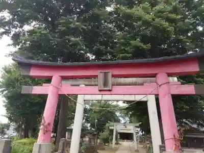 上町氷川神社の鳥居
