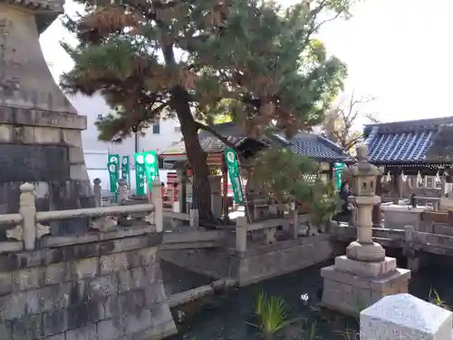 浅澤社（住吉大社境外末社）の庭園