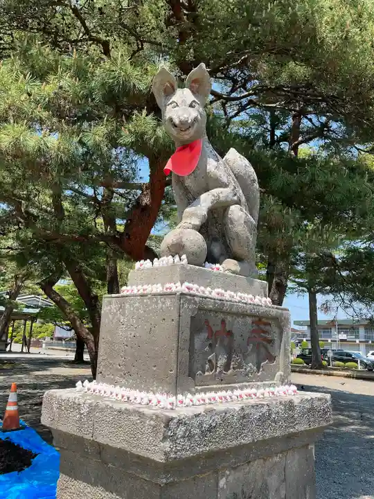 竹駒神社の狛犬