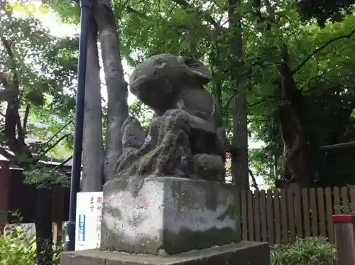 調神社の狛犬