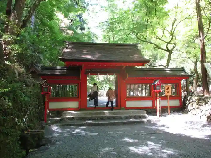 貴船神社奥宮の山門・神門