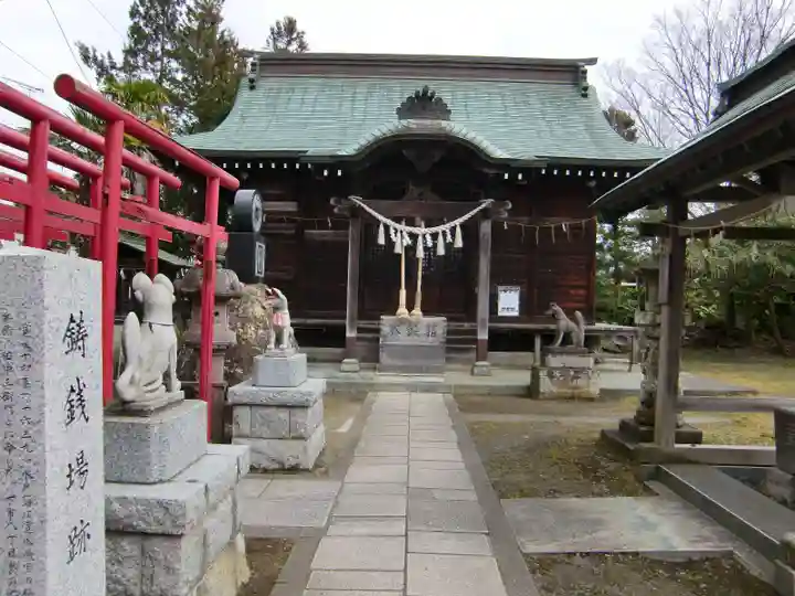銭谷稲生神社の本殿・本堂