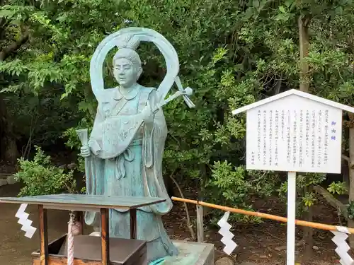 和田神社の像