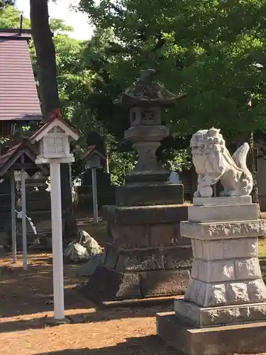 納内神社の狛犬