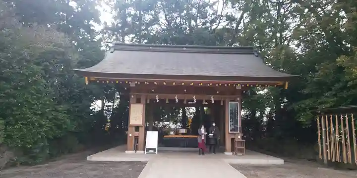 寒川神社の手水舎