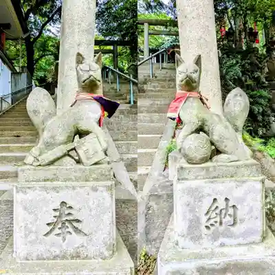 王子稲荷神社の狛犬