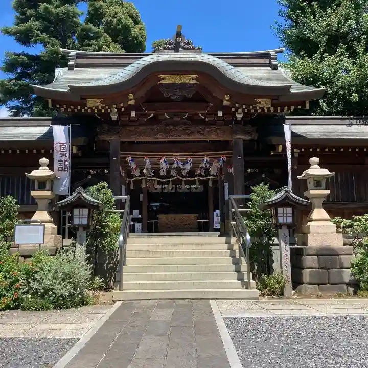 鳩ヶ谷氷川神社の山門・神門